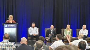 Panelists aiandtheguestof2030 onstage 2 0525