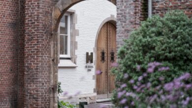 Botanic sanctuary antwerp historically preserved entranceway to hertog jan through one of the hotel gardens 0525