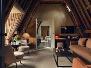 Botanic sanctuary antwerp vaulted ceilings of a guest suite within a restored heritage building 0525